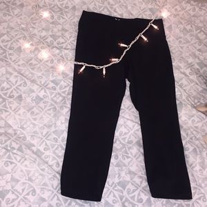 old navy crop leggings!